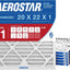 Filtro aire MERV 11 pack 6 para AC y horno 1" Blanco