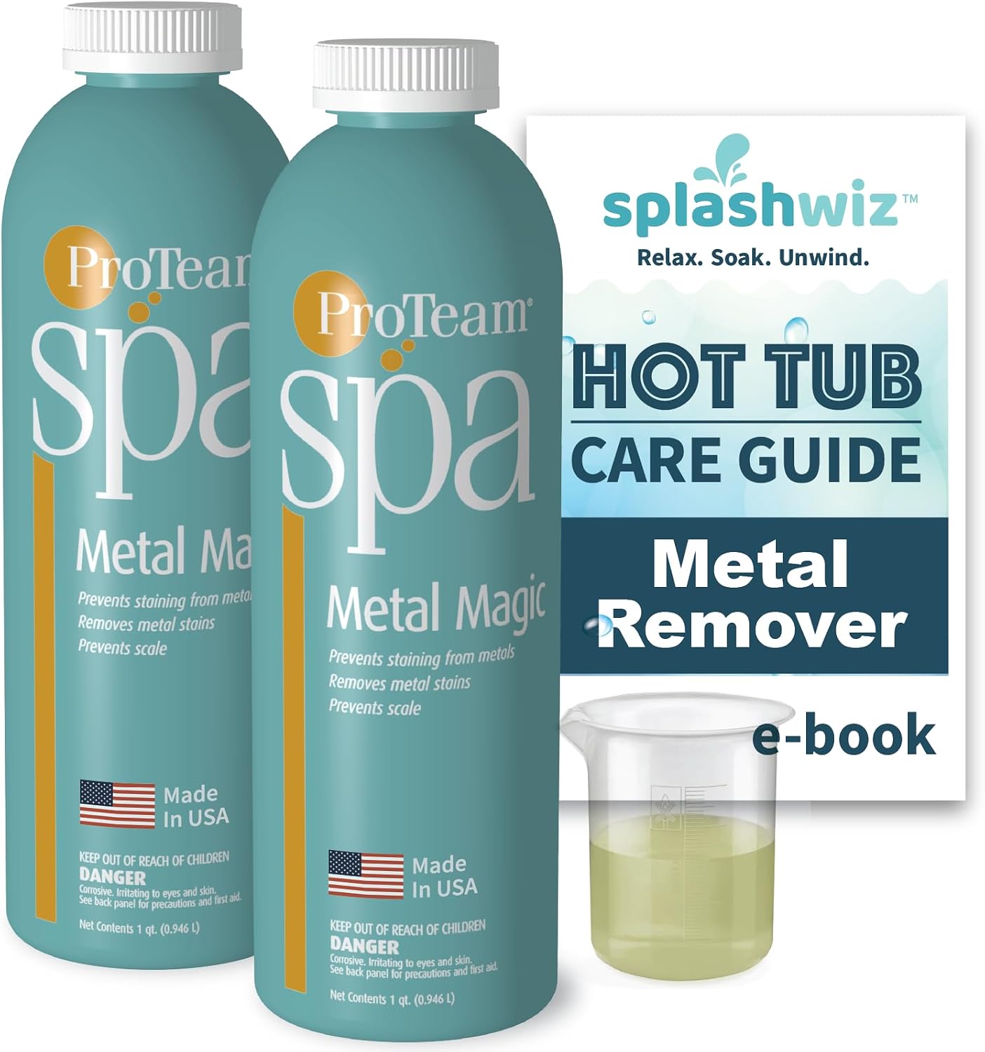 Removedor metales bañera hidromasaje 1qt pack 2