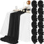 Mesa estopilla negra 35x120pulg decoración boda
