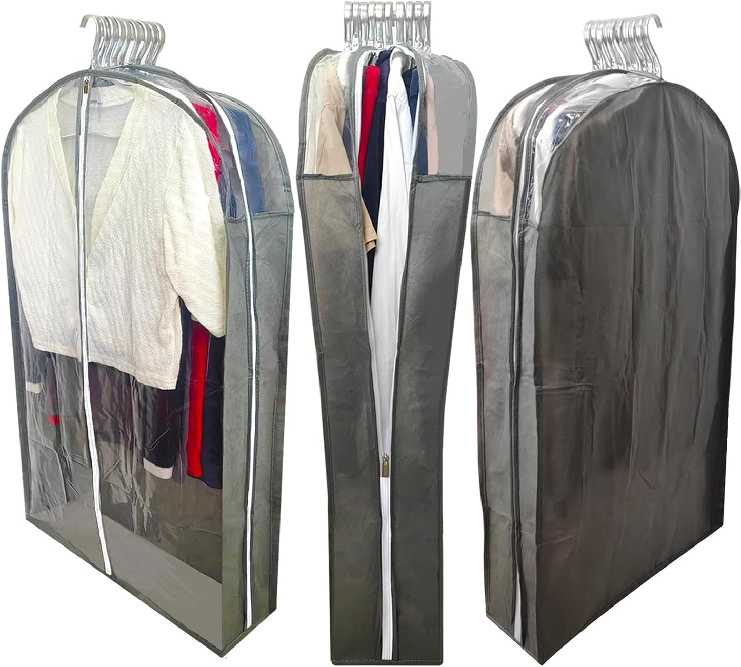 Bolsas traje armario 6.3x40" fundas transparentes cremallera