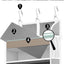 Organiz. puerta con 5 bolsillos y 10 de malla 44lb