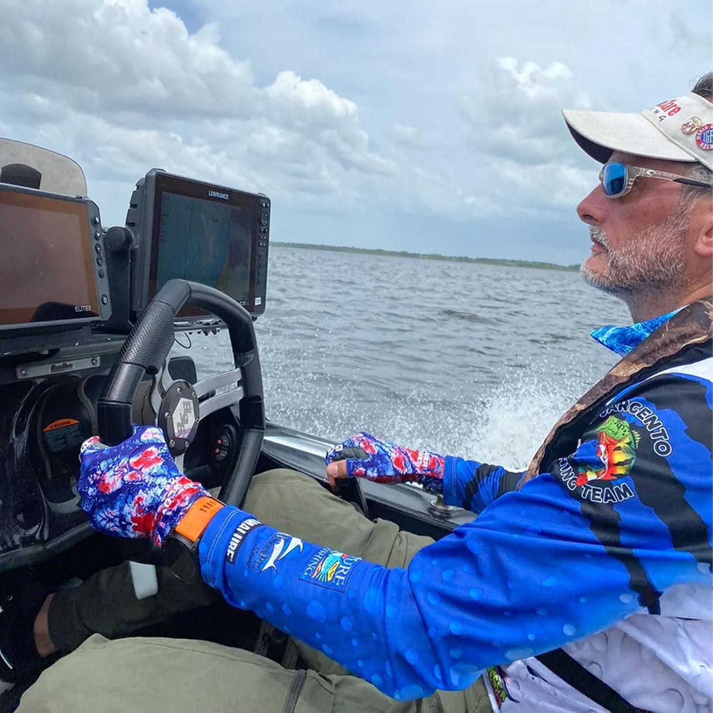 Guante sol pesca ligero transpirable rápido secado