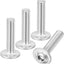 80 S de cabeza botón brida M6 acero inox 304 plateado