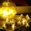 Luces LED blancas cálidas redondas para fiestas y decoración