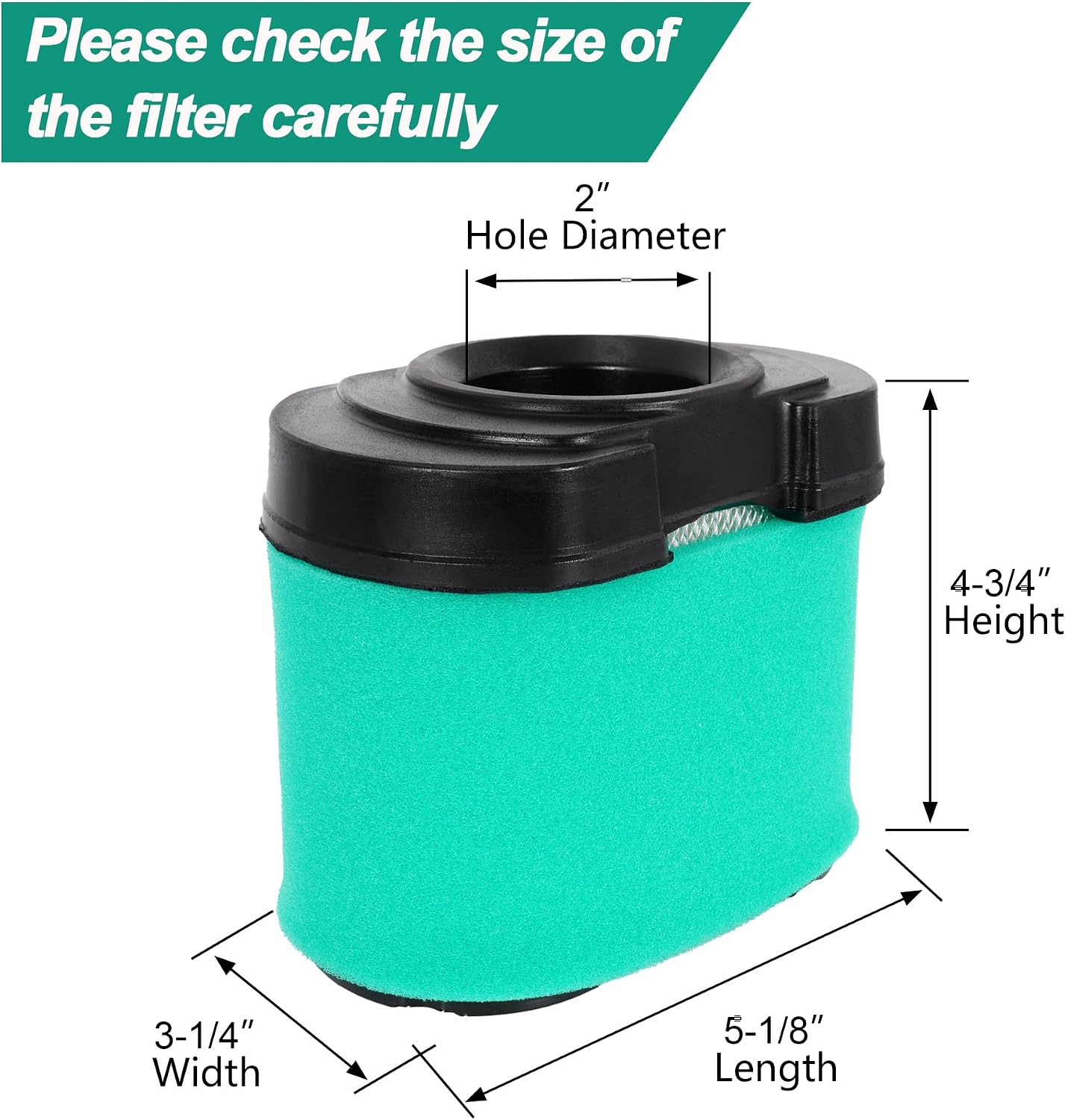 Filtro aire y aceite para cortacésped B&S John D Z425 D160