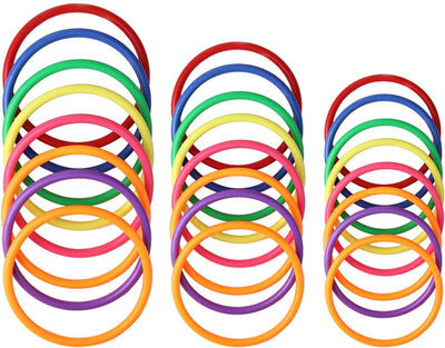 Juego anillos plástico para niños carnaval y fiesta