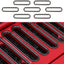 Cubierta ventilación capó Jeep Wrangler JK 07-17 fibra carbono