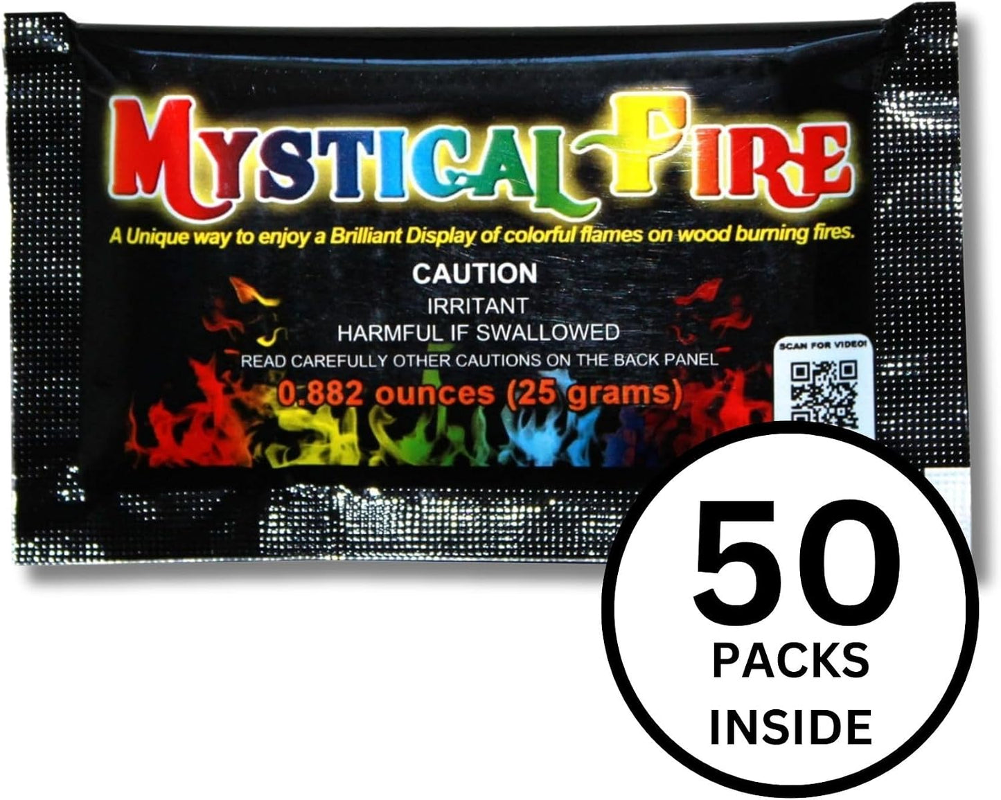 Pack 25 Encantados cambio color fuego chimenea campamento