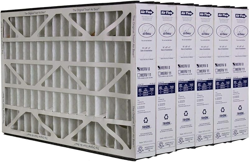 Filtro aire MERV 8 16x25x3" Air Bear pack 6