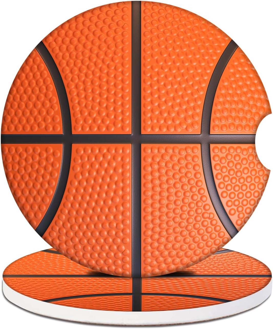 2 Pzas Posavasos Cerámica Baloncesto para Coche