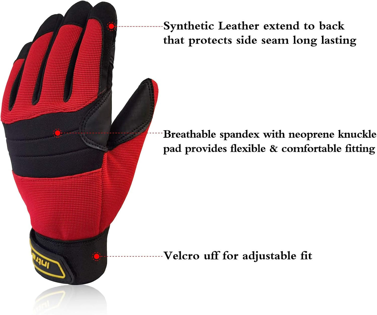 Guantes antiderrap PU para escalada y rescate