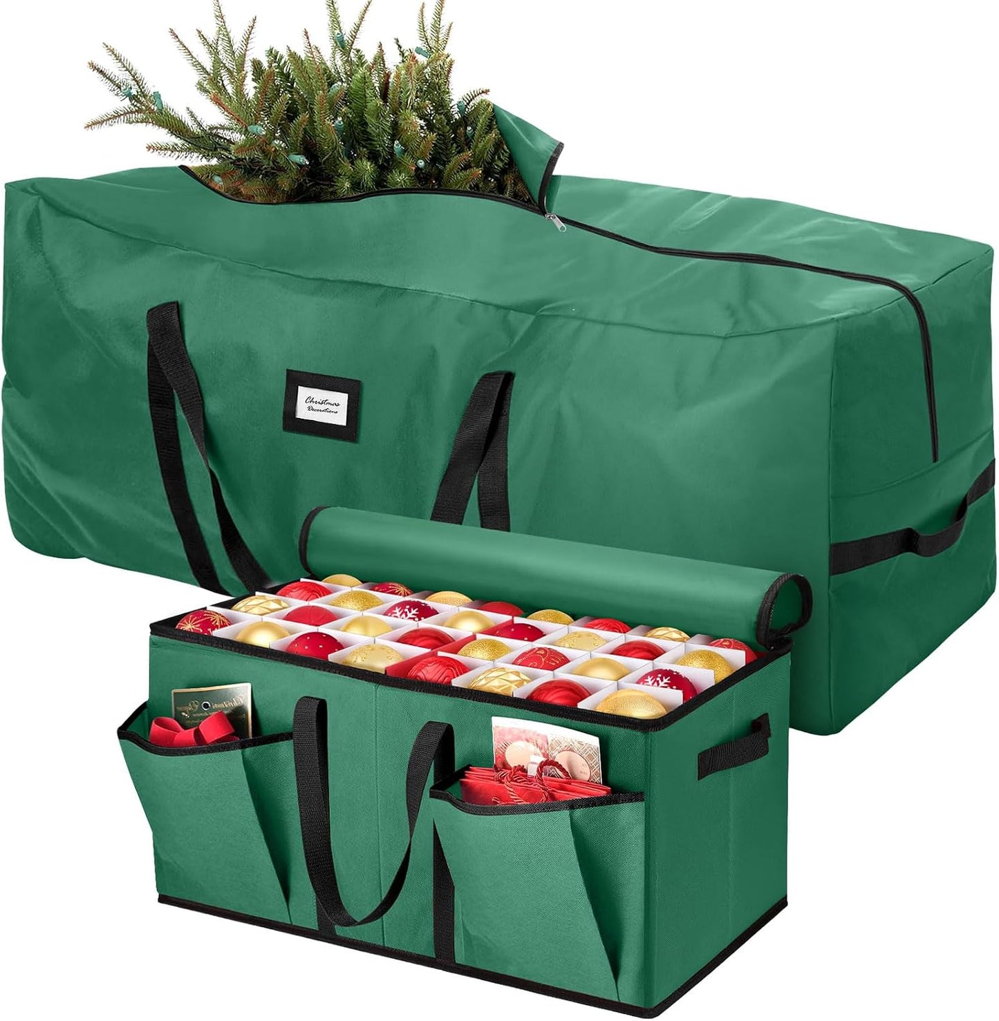 2 Bolsas Almacenamiento Árboles 7.5" Navidad