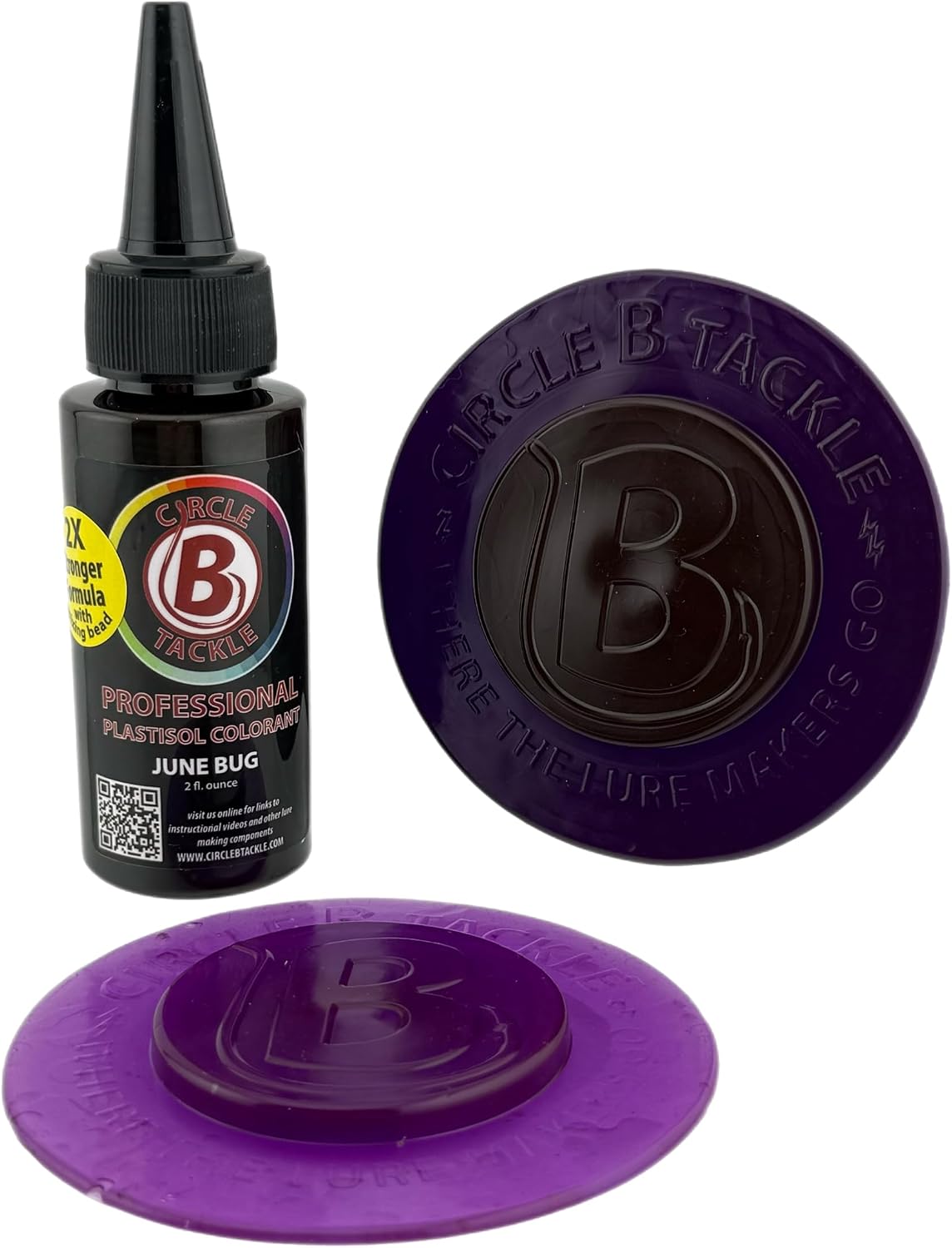 Colorante plastisol para señuelos plásticos suaves 2oz