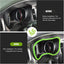 Accesorios interiores Dodge Charger 15-24 ABS verde