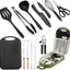 Set utensilios cocina camping senderismo barbacoa