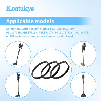 Junta repuesto Ryobi 18V tapa polvo aspiradora comp PCL720