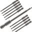 10 Puntas Torx T10 S2 Acero Magnéticas 3pulg