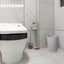Papelera Plástico Baño 1.8gal Gris