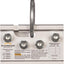 Abrazadera techo con costura pie 10600