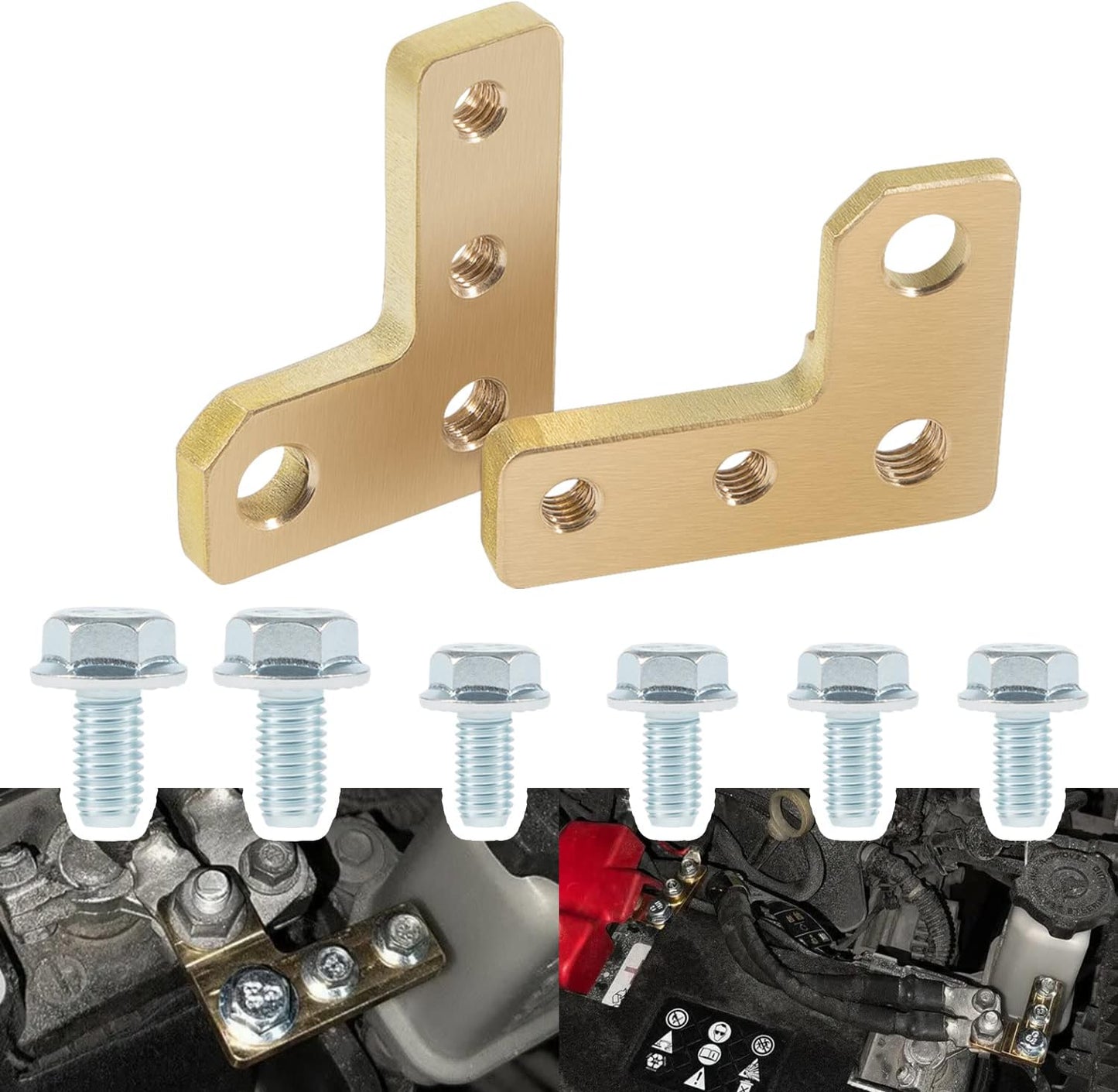 Kit terminales batería cobre comp Jeep JL y Gladiator JT