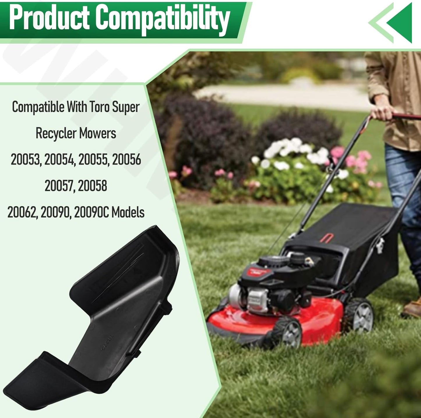 Conducto descarga lateral Toro Super Recycler comp 20091
