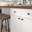 Pomo hongo bronce aceitado 1.181pulg para gabinete cocina