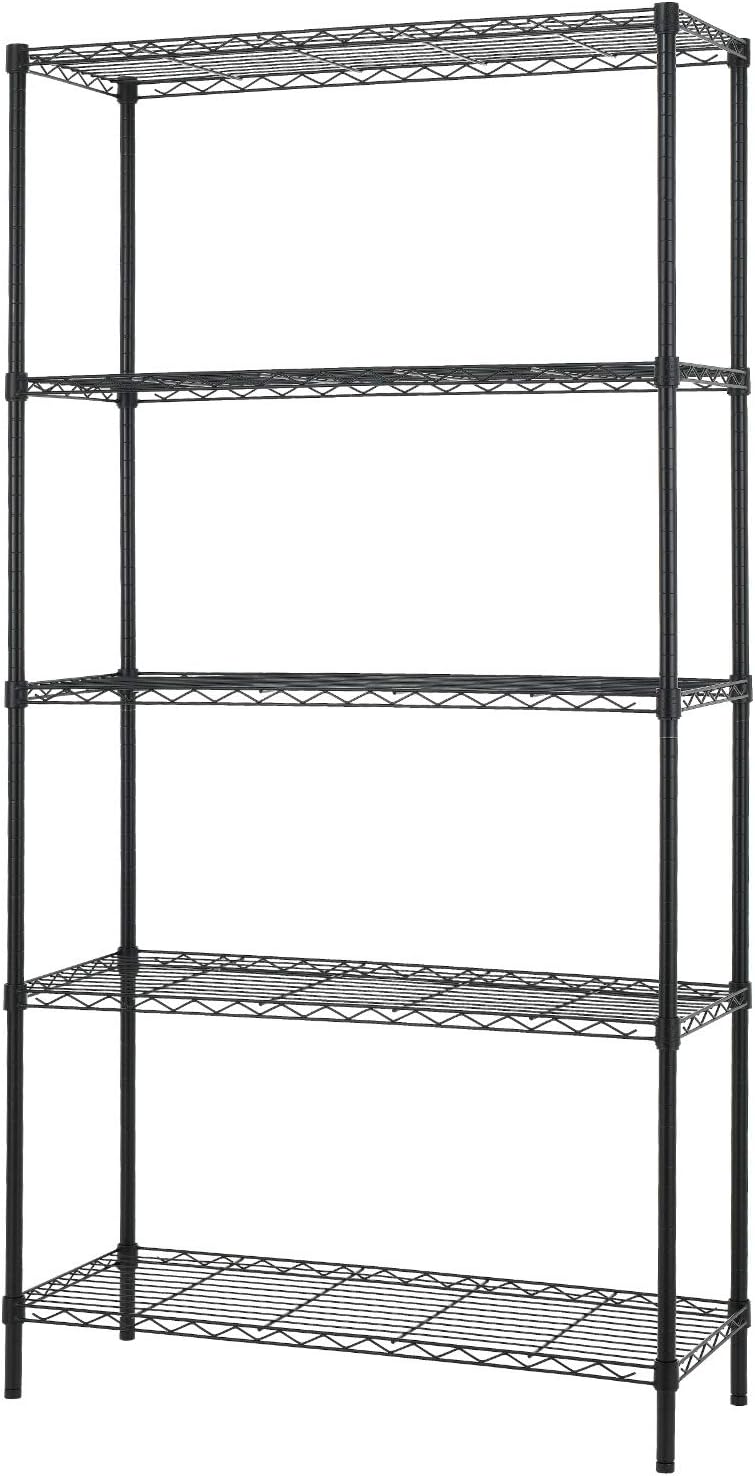 Estantería alambre ajustable 14x36x72" metal resistente