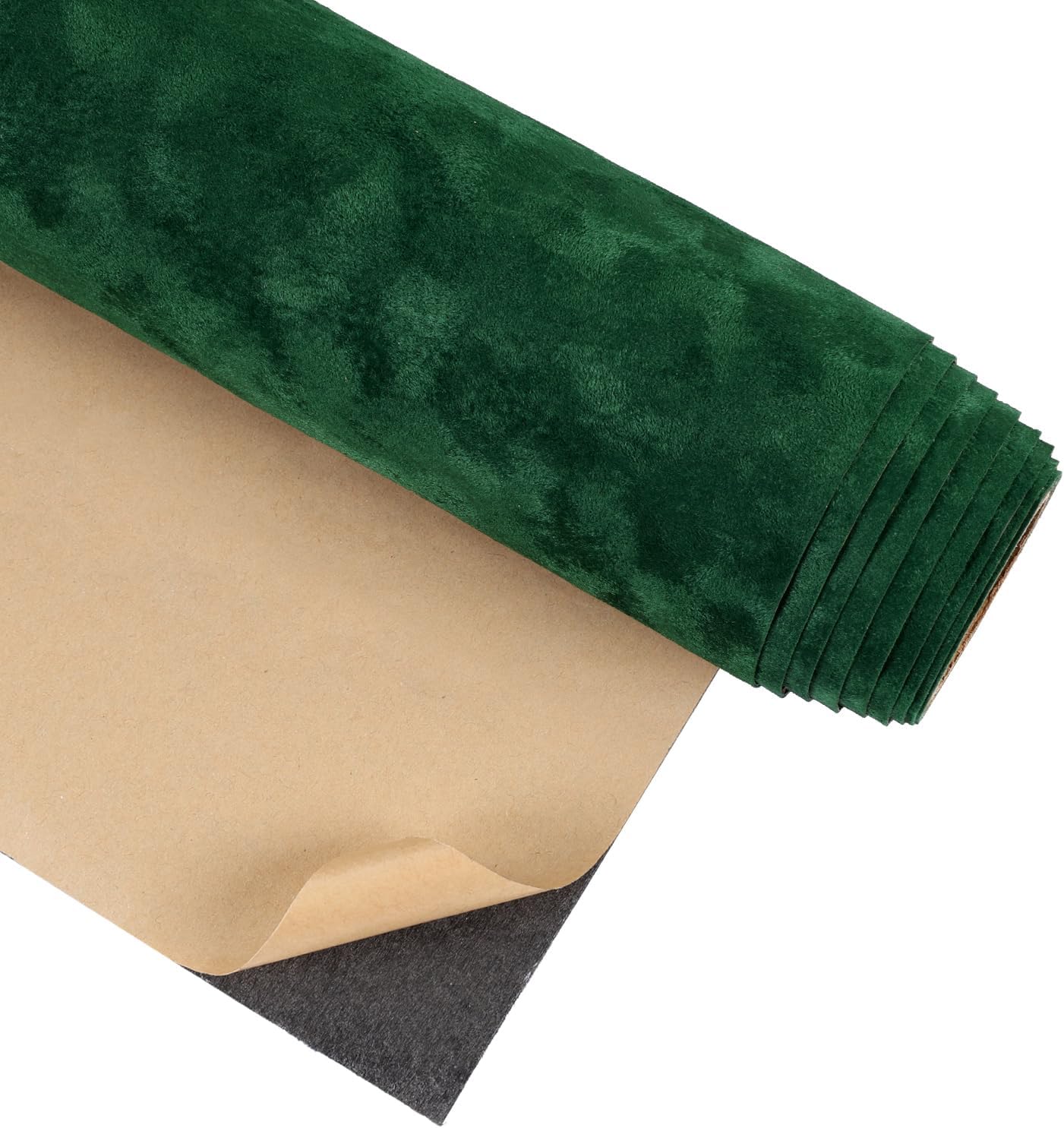 Forro fieltro verde moteado 12x80pulg para cajones y manualidades