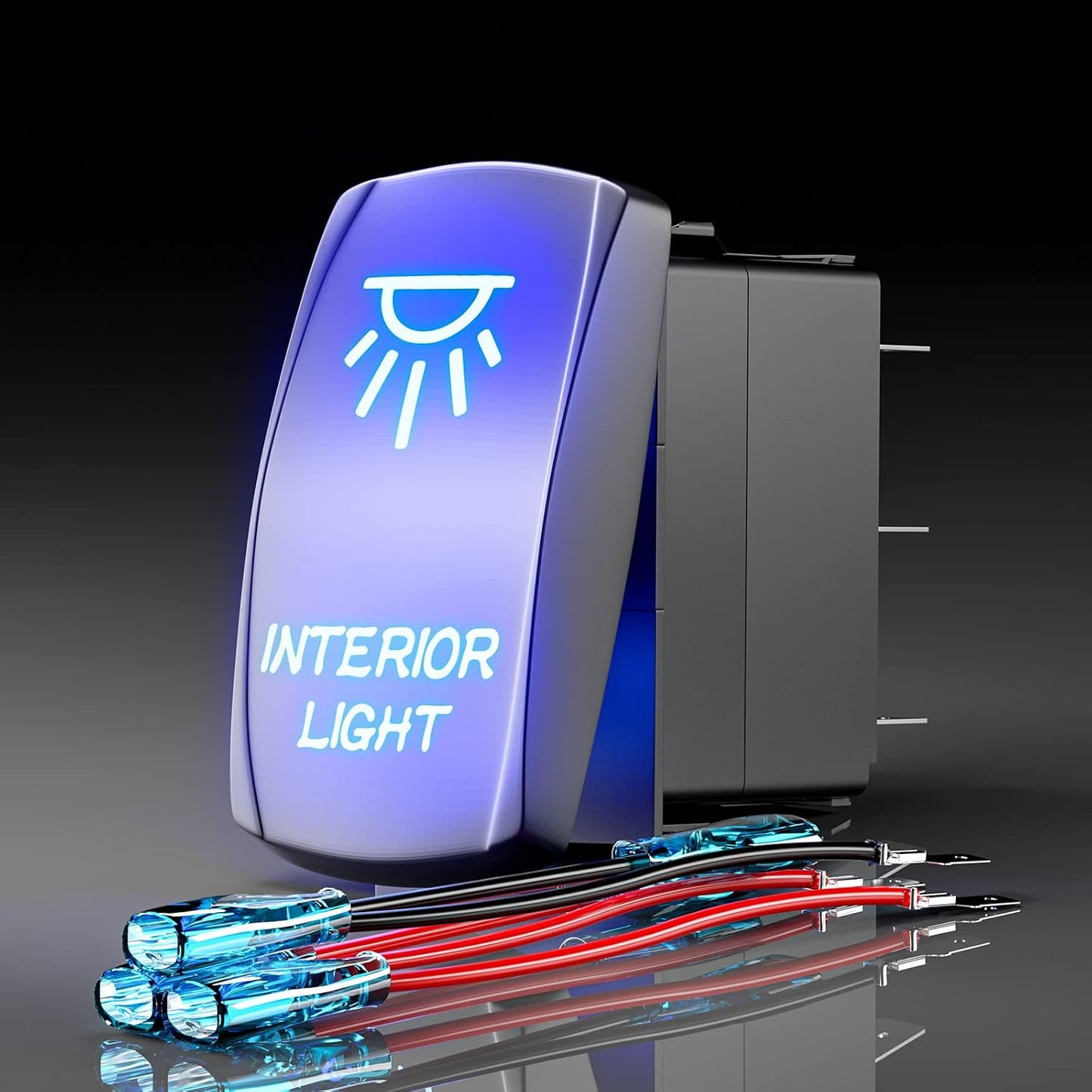 Interruptor basculante luz interior 12V 24V coche camión