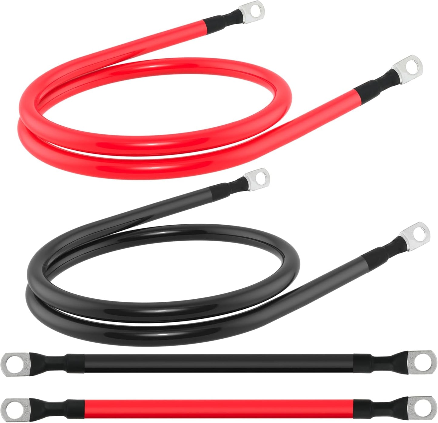Cable batería 4 AWG 3/8" para solares, caravanas y autos