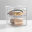 Caja plástico 2 cajones extraíbles para dormitorio