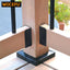 12 Pzas Soportes Barandilla Acero Inox 2x4 Negro