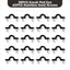 Kit almohadillas kayak 10/20 pzas nailon acero inox