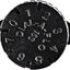 Burbujero flujo ajustable 8 corrientes 1/4pulg paquete 5 negro