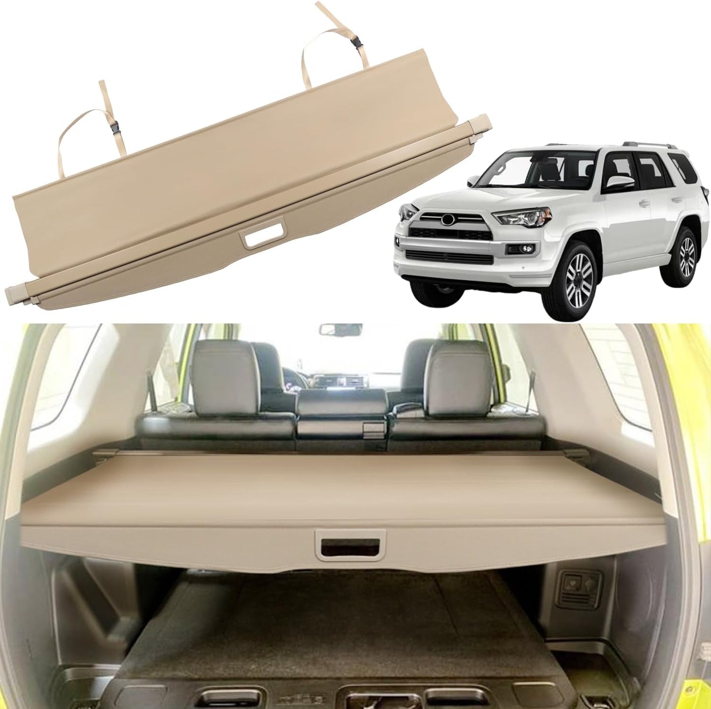 Funda carga Toyota 4Runner 10-24 organiz. maletero beige