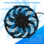 Ventilador radiador eléctrico 12V 80W 12"