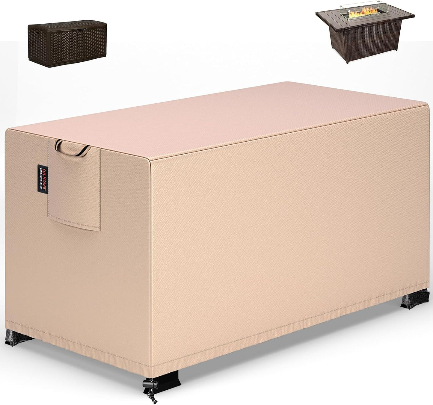 Cubierta hoguera rectangular 52x34pulg impermeable resistente
