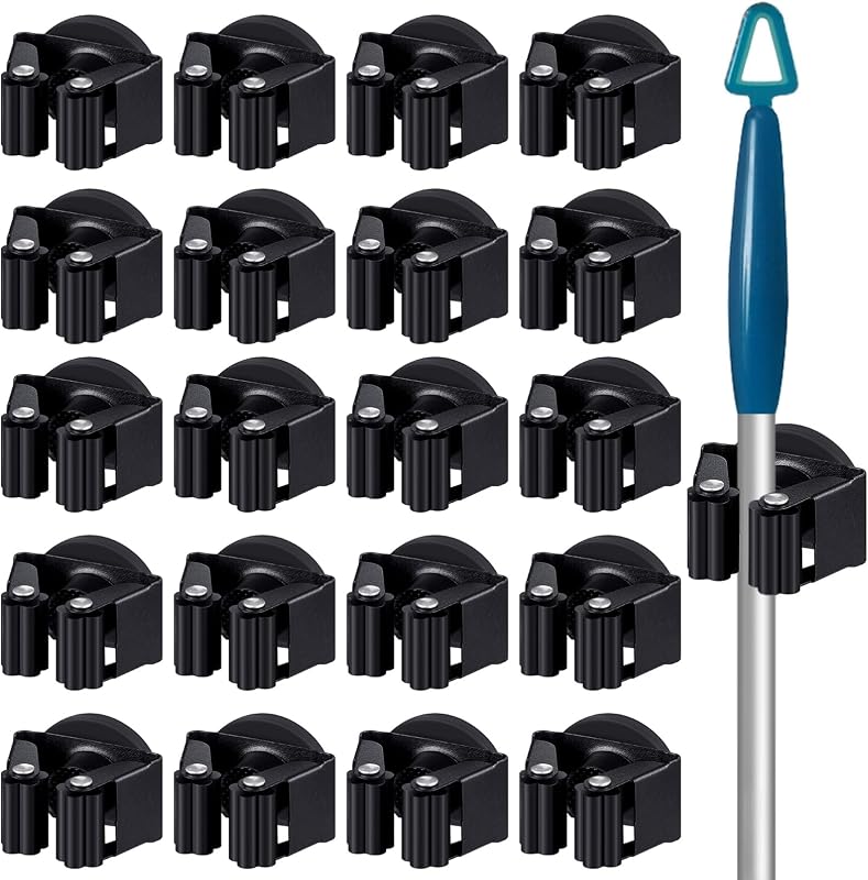 Soporte magnético para escobas 30uds pared garaje cocina