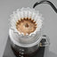 Gotero de café Origami con base estilo japonés transparente