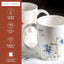 Taza café porcelana hueso set 2 bebidas calientes