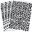 4 Plantillas Piel Leopardo Reutilizables 8.3x11.7pulg