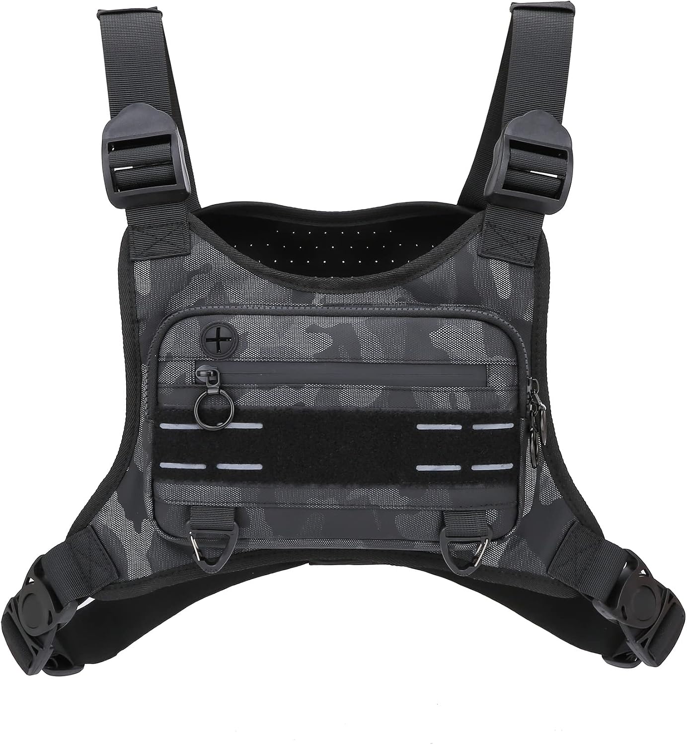 Bolsa pecho deportiva resistente agua camuflaje