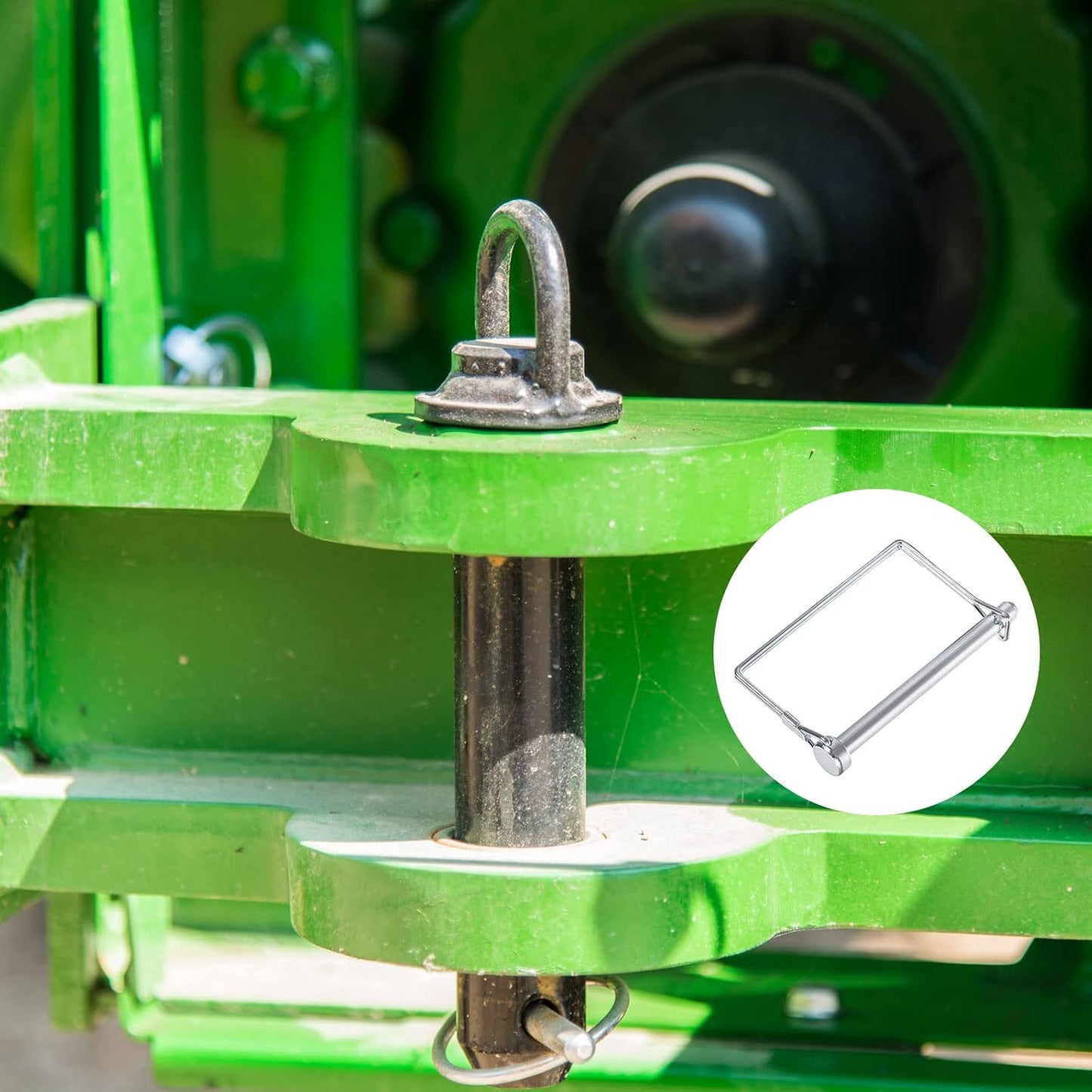 Pasador acoplador seguridad cuadrado 5/16x3.54pulg acero carbono