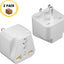 Adaptador enchufe universal paquete 2 UE a EE.UU.