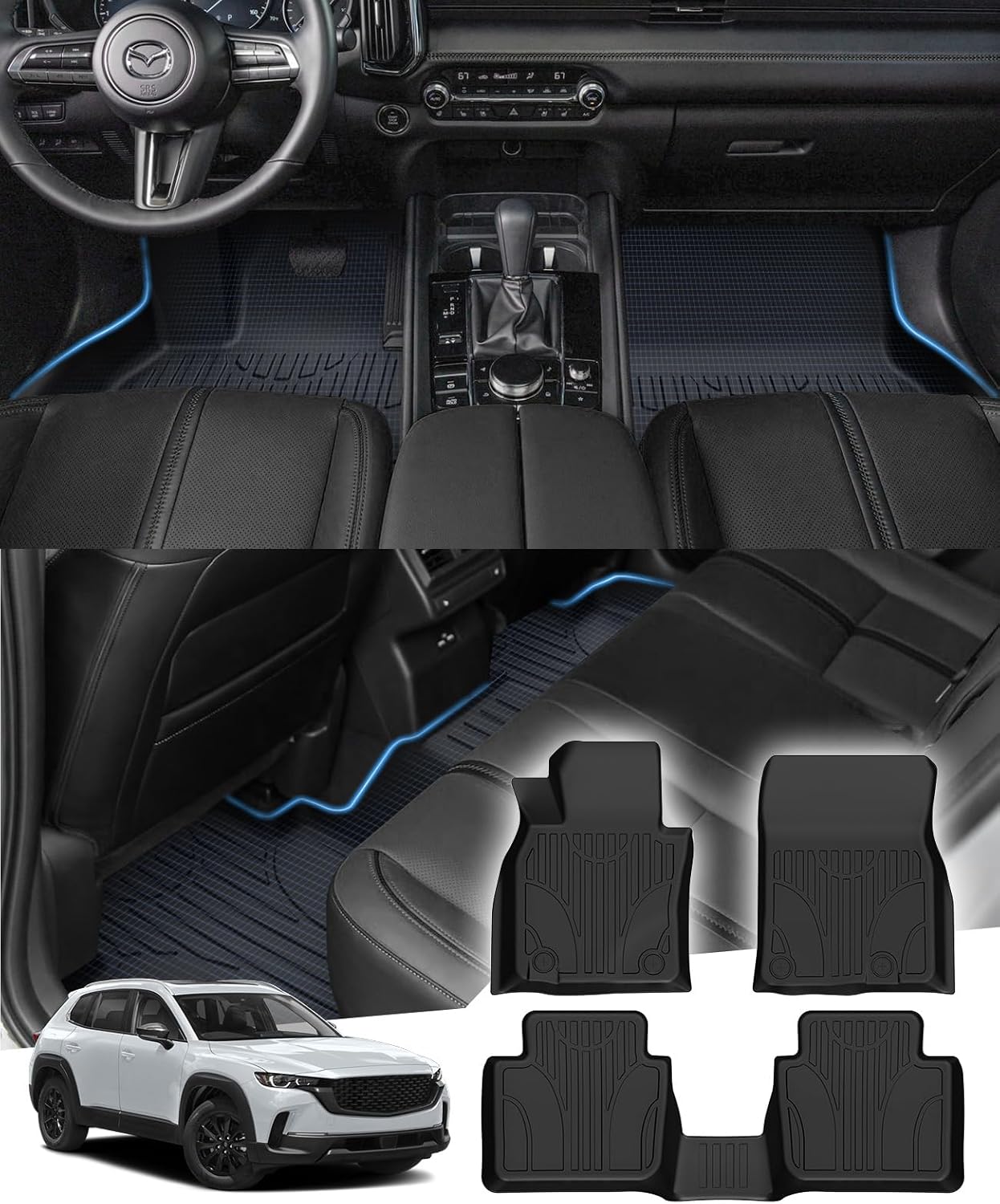 Alfombrillas Mazda CX-50 set completo piso automotriz