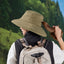 Sombrero playa mujer ala ancha transpirable plegable