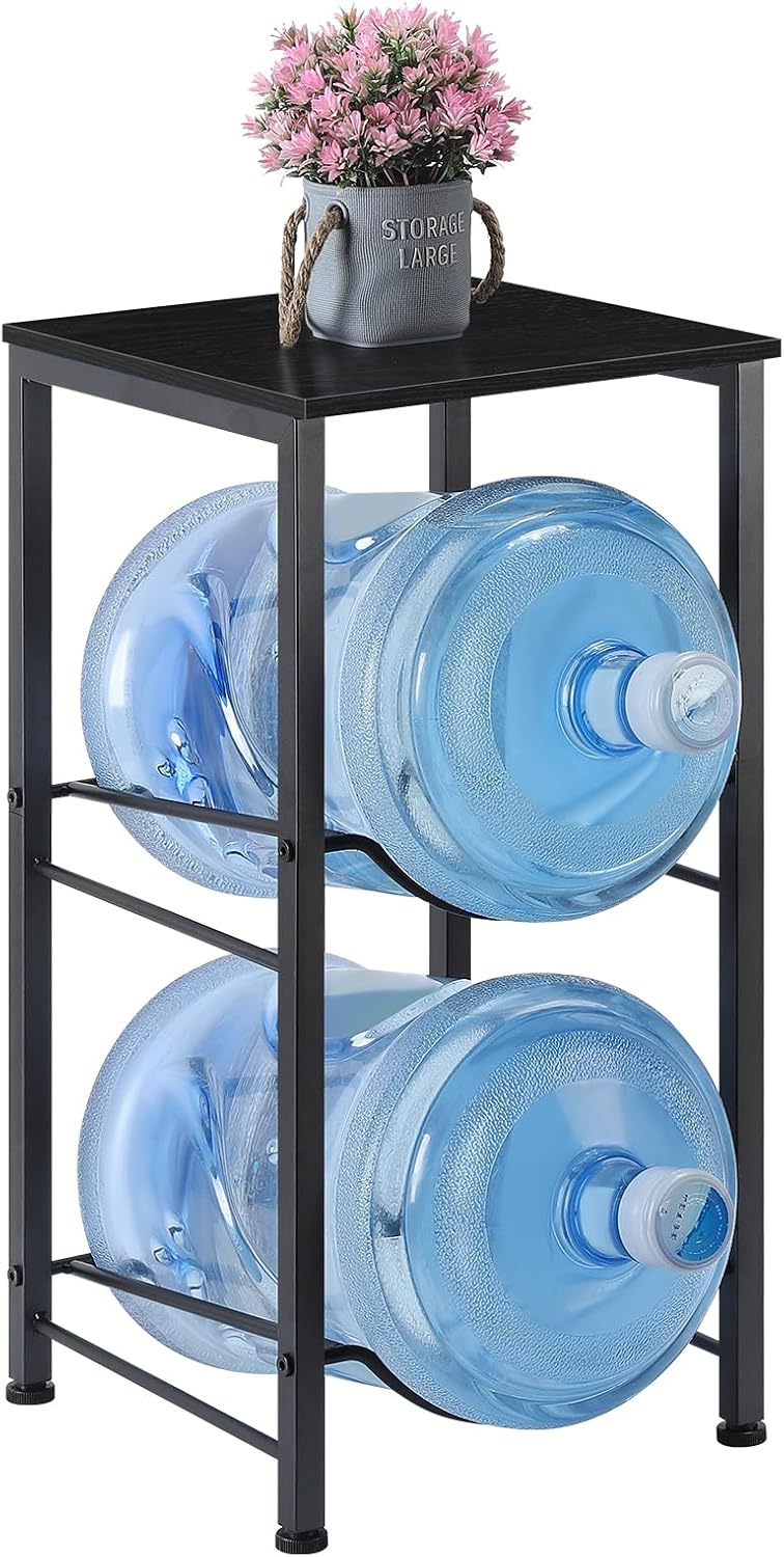 Soporte botella 5gal con estante organiz.