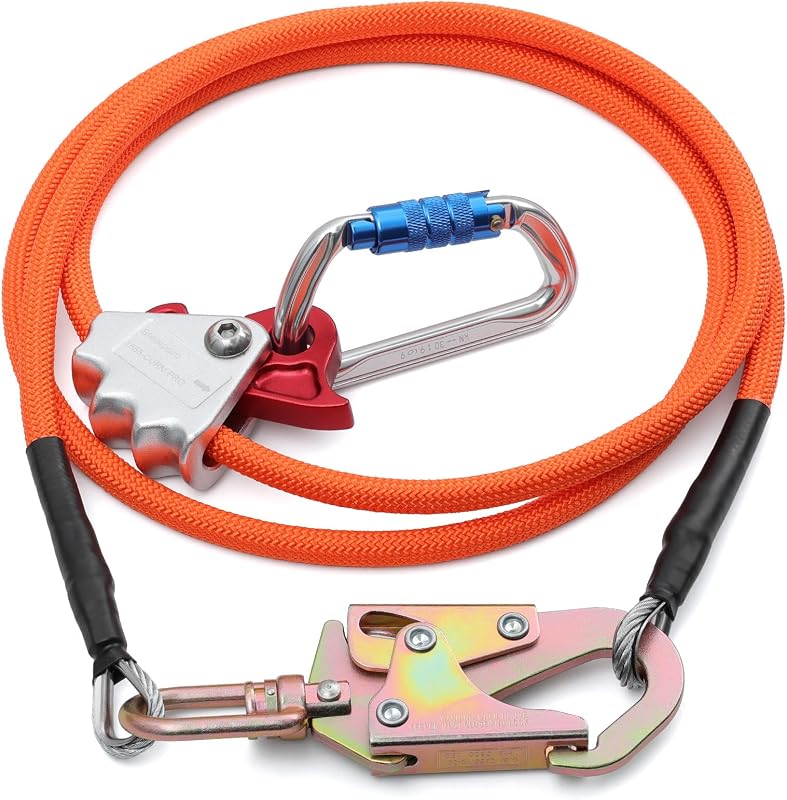 Cordón abatible acero 1/2" x16ft para escalada árboles
