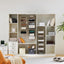 Organiz. colgante armario 4 estantes beige