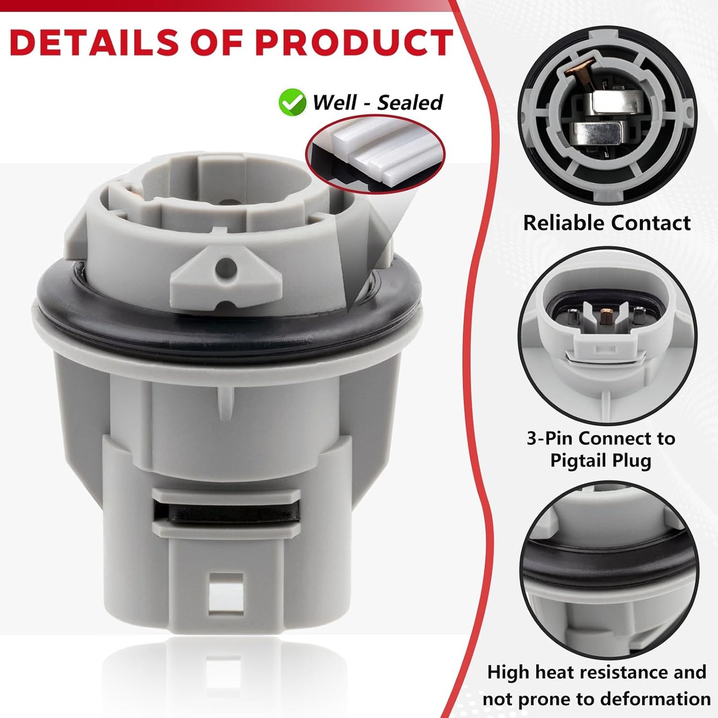 Set zócalos señal giro Honda Acura con conector